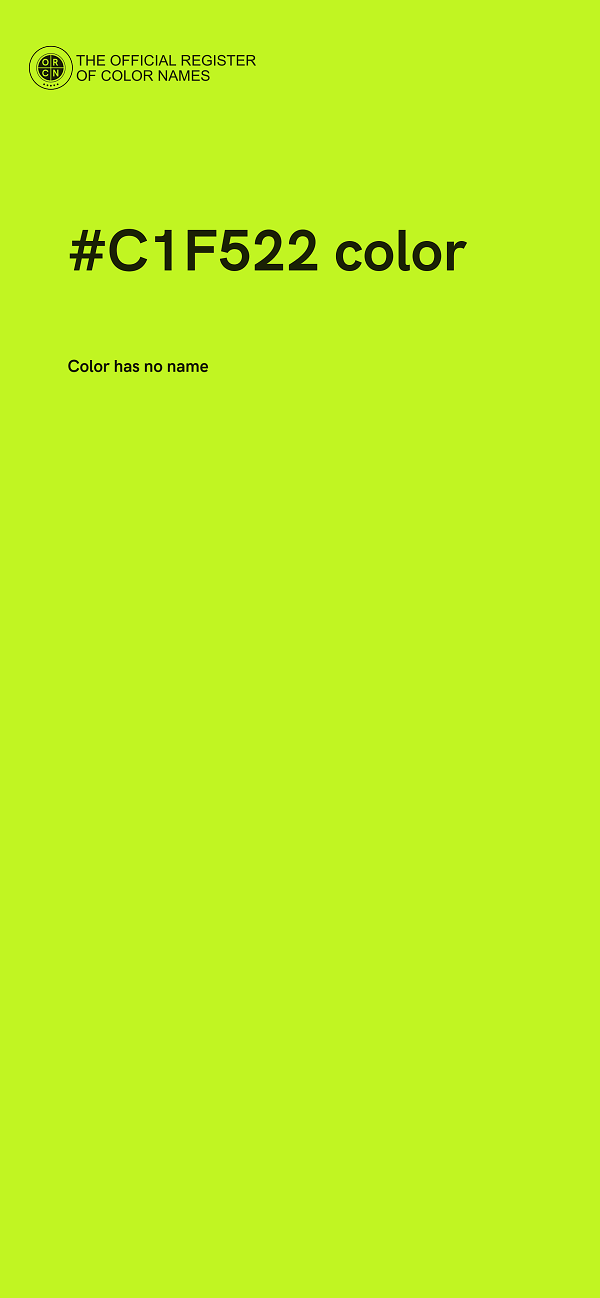 #C1F522 color image