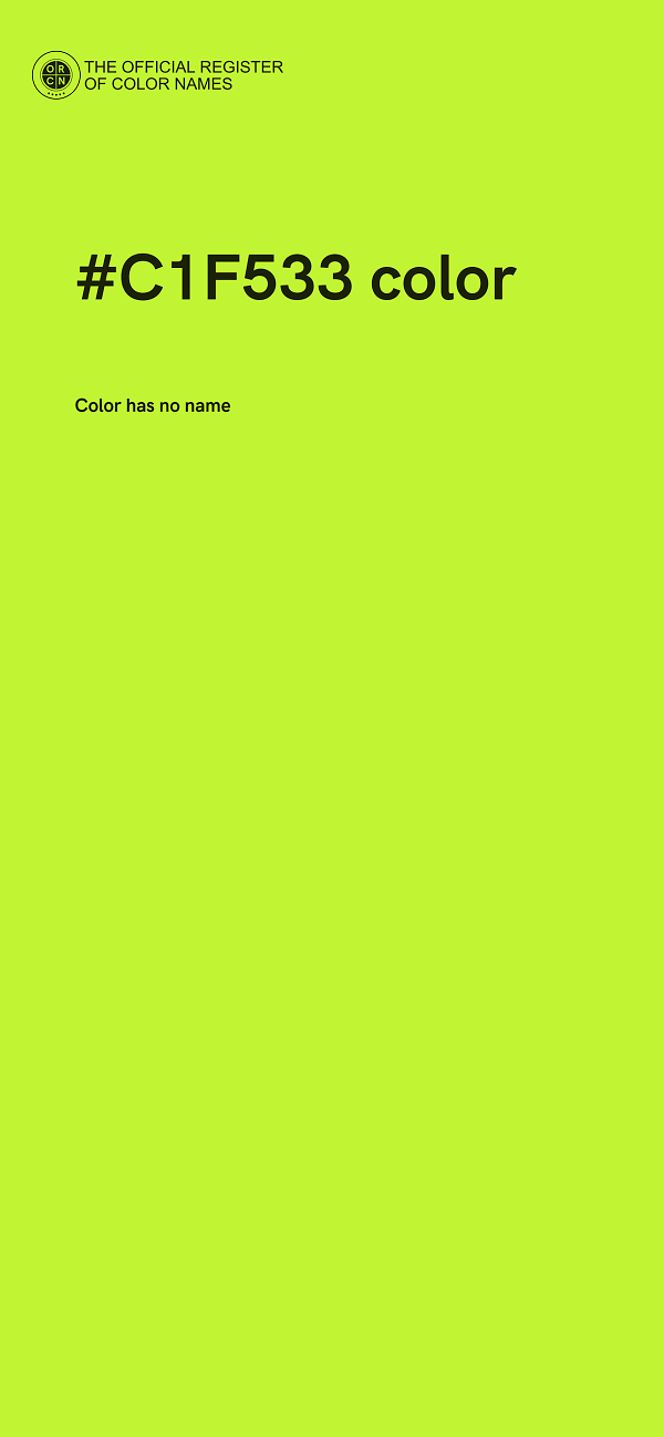 #C1F533 color image