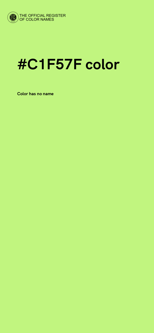#C1F57F color image