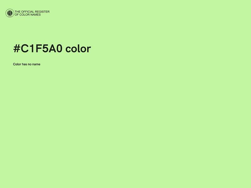 #C1F5A0 color image