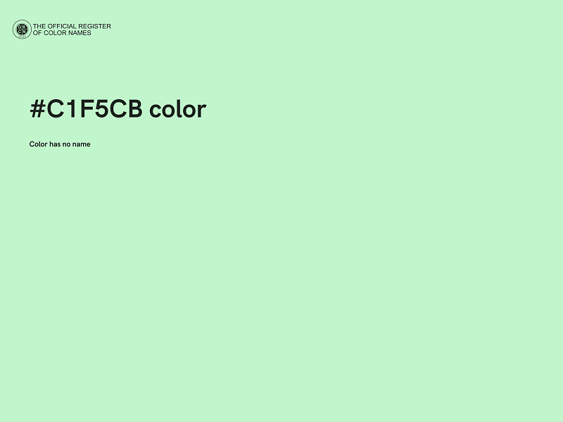 #C1F5CB color image