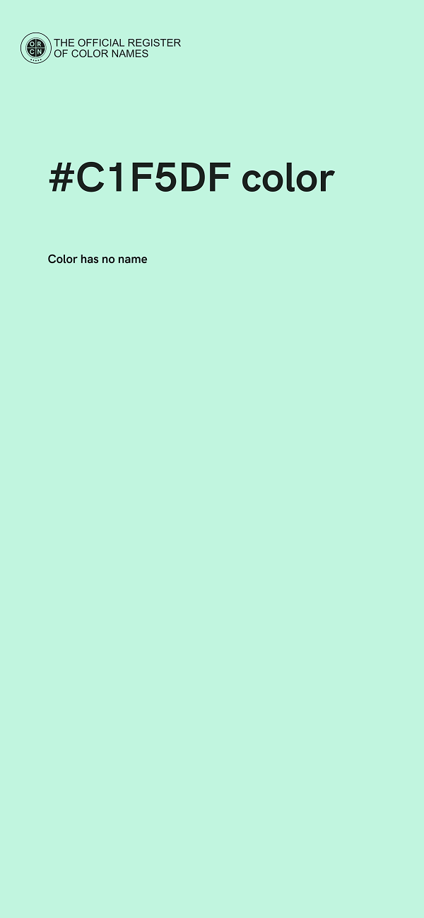 #C1F5DF color image
