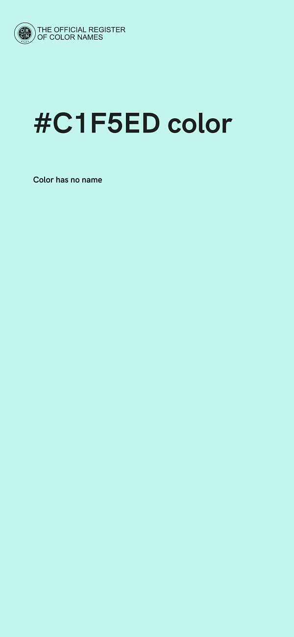 #C1F5ED color image
