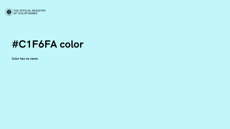 #C1F6FA color image
