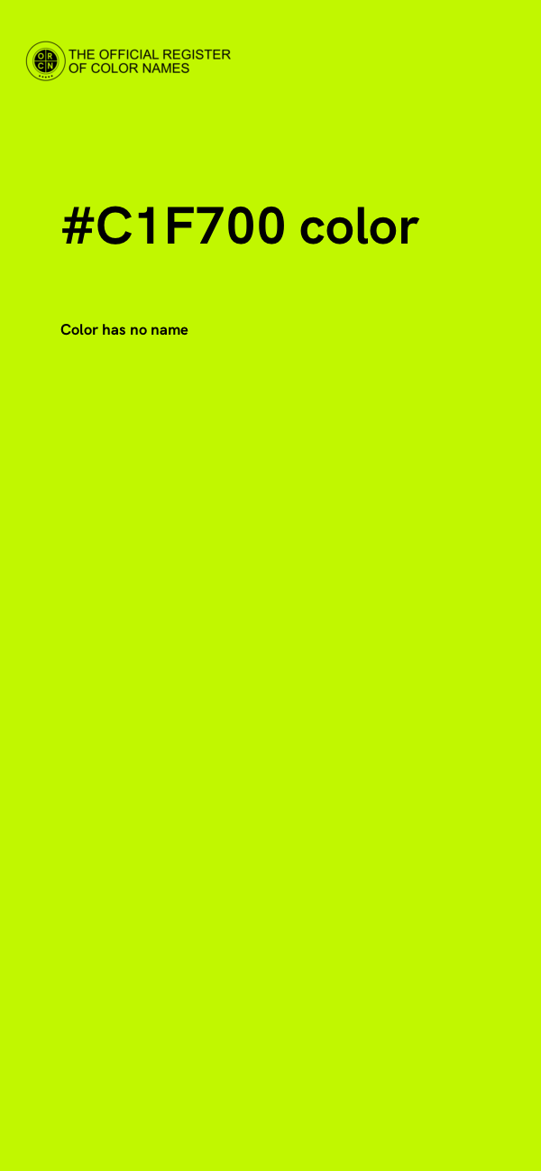 #C1F700 color image