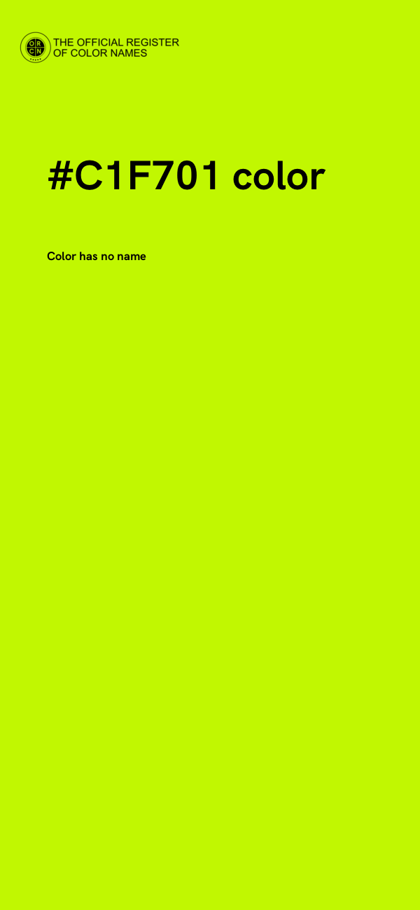 #C1F701 color image