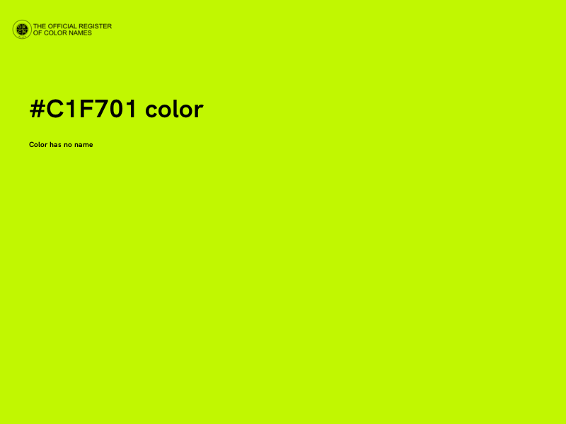 #C1F701 color image