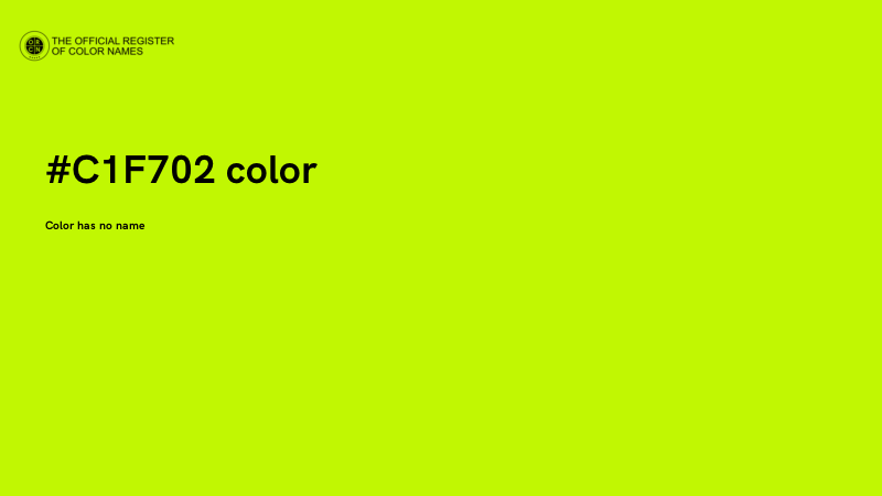 #C1F702 color image
