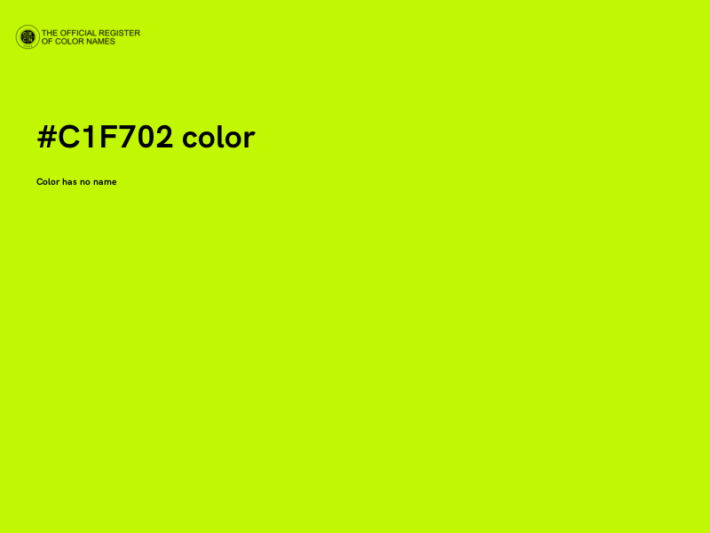 #C1F702 color image