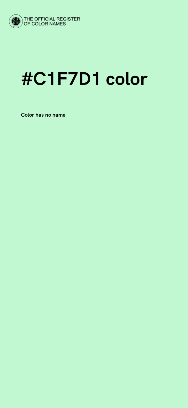 #C1F7D1 color image