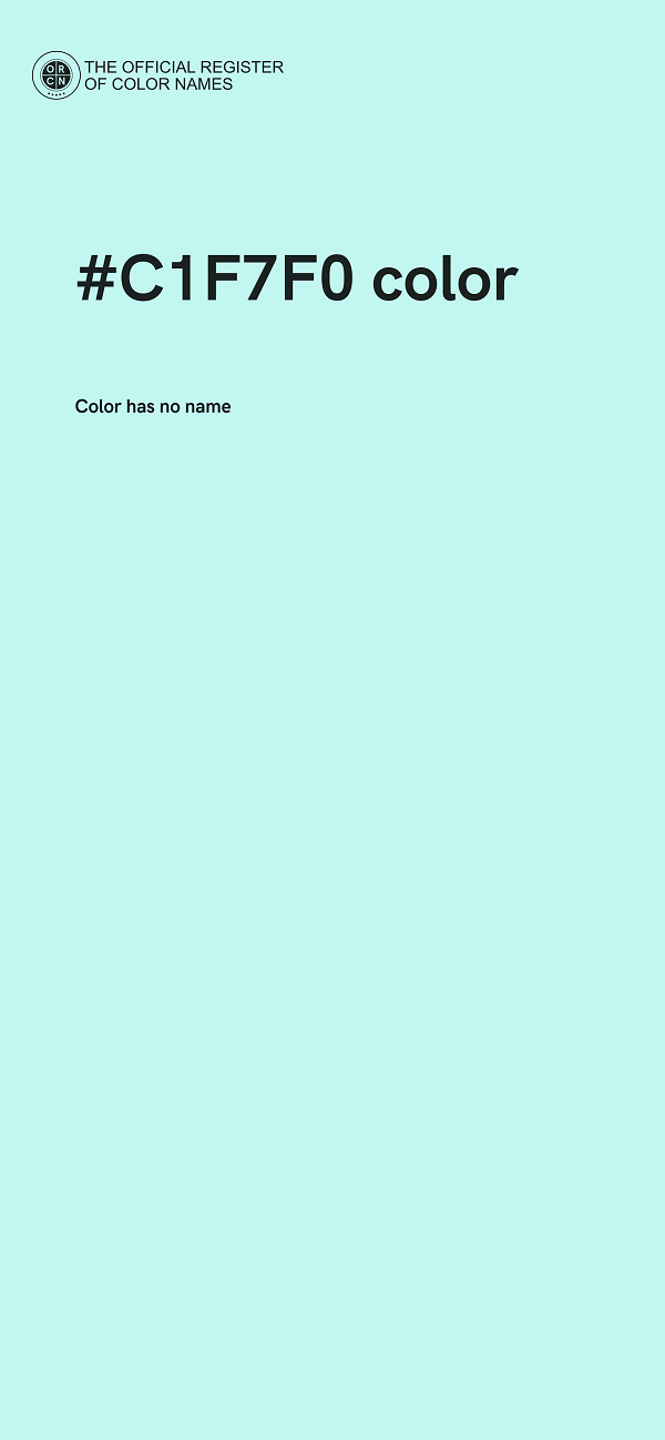 #C1F7F0 color image