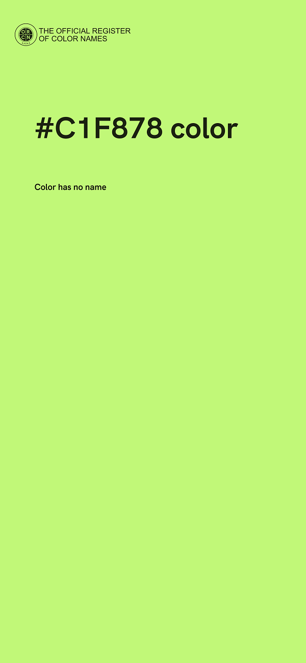 #C1F878 color image