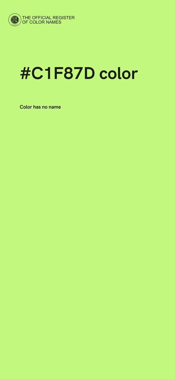 #C1F87D color image
