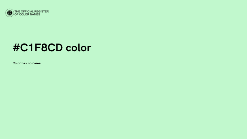 #C1F8CD color image
