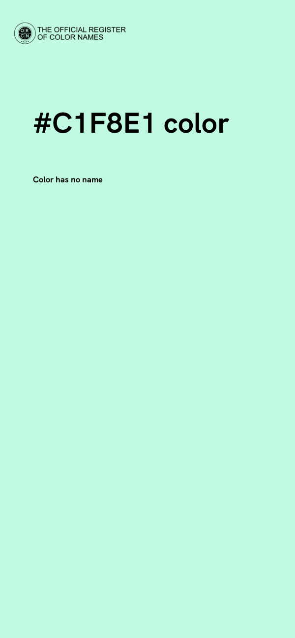 #C1F8E1 color image