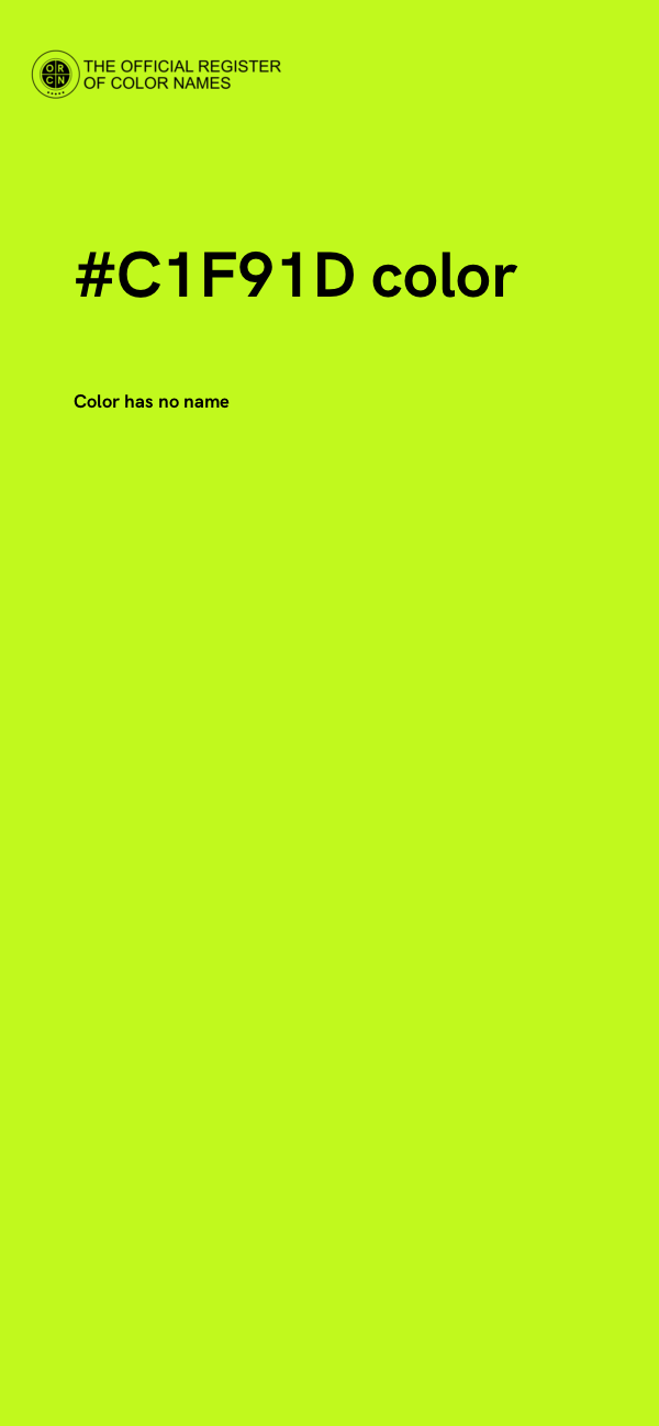 #C1F91D color image
