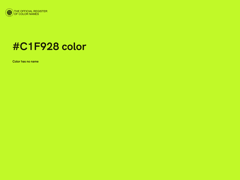 #C1F928 color image