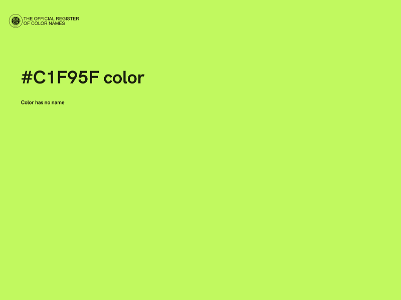 #C1F95F color image