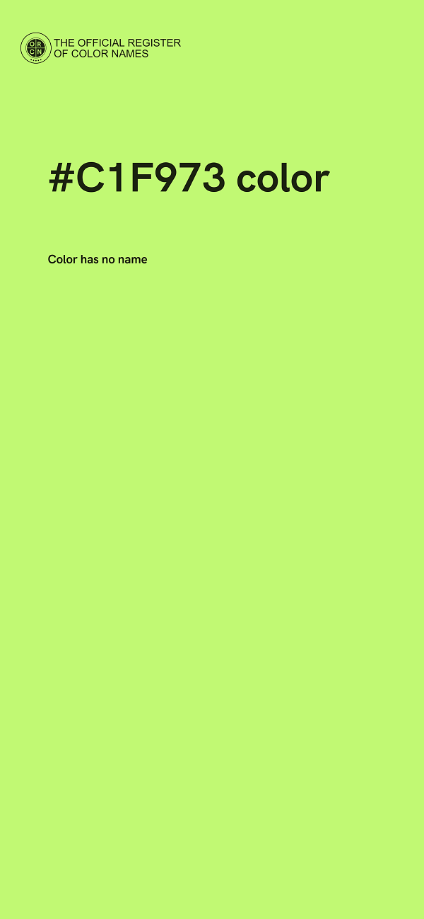 #C1F973 color image