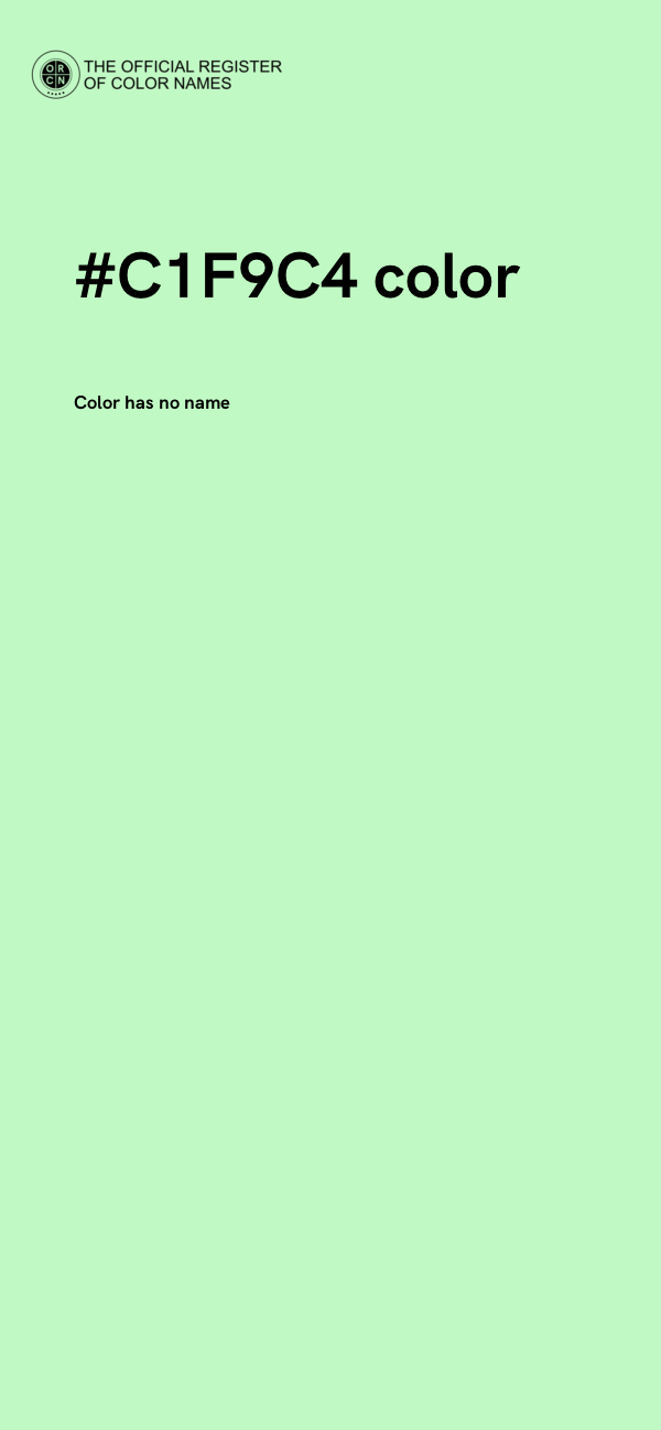 #C1F9C4 color image