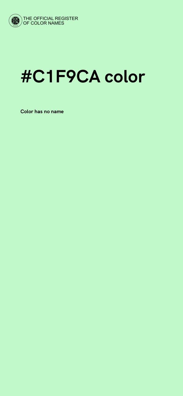 #C1F9CA color image