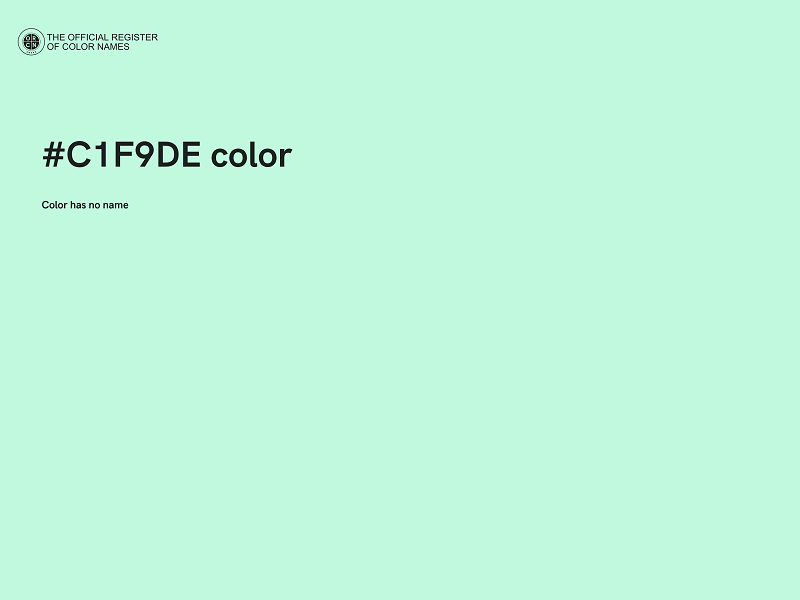 #C1F9DE color image