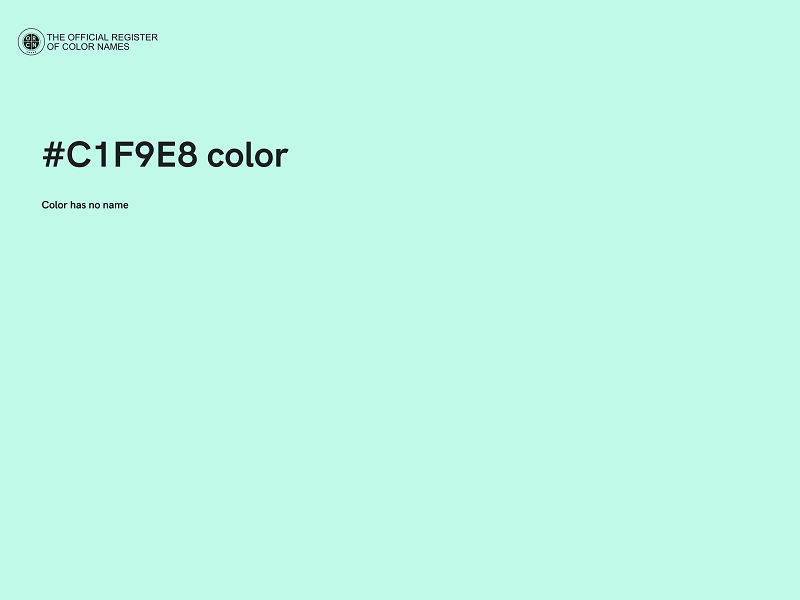 #C1F9E8 color image