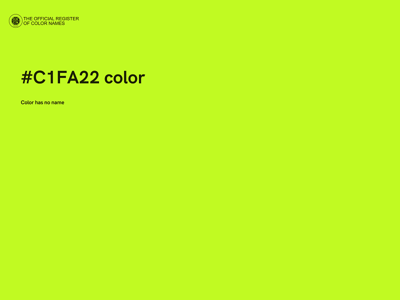 #C1FA22 color image