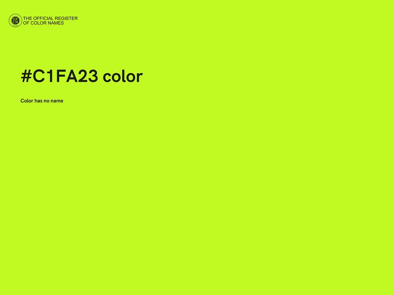 #C1FA23 color image