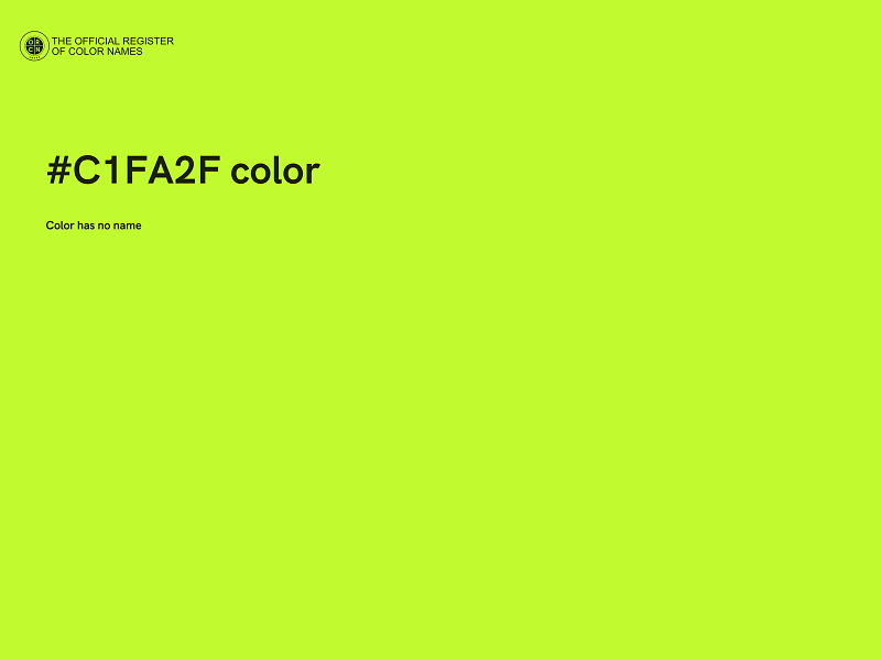 #C1FA2F color image