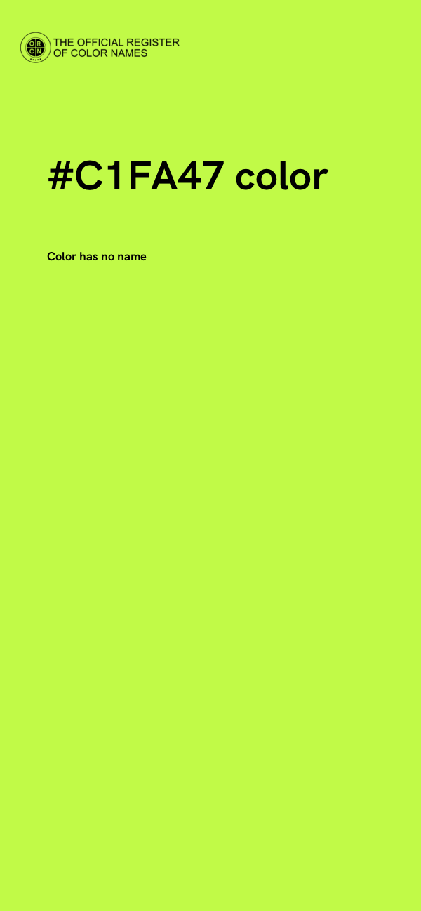 #C1FA47 color image