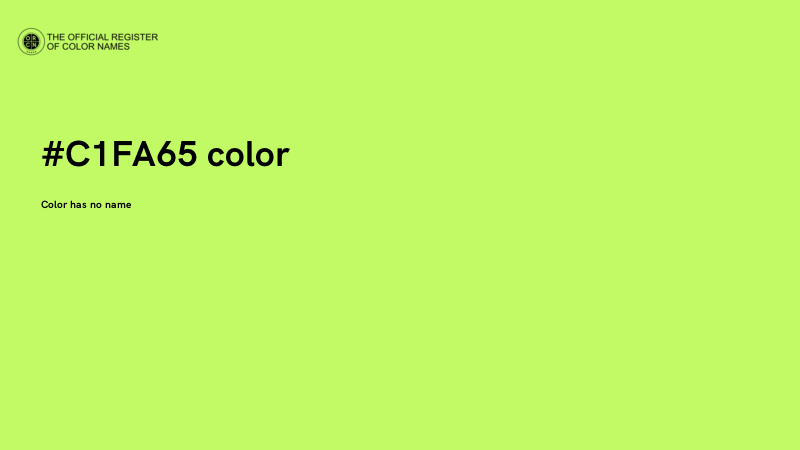 #C1FA65 color image