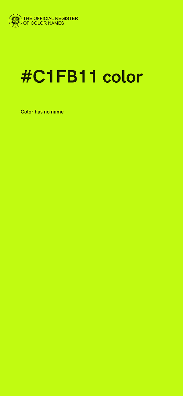 #C1FB11 color image