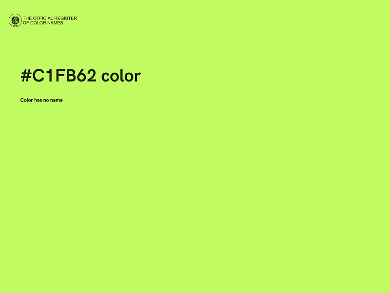 #C1FB62 color image