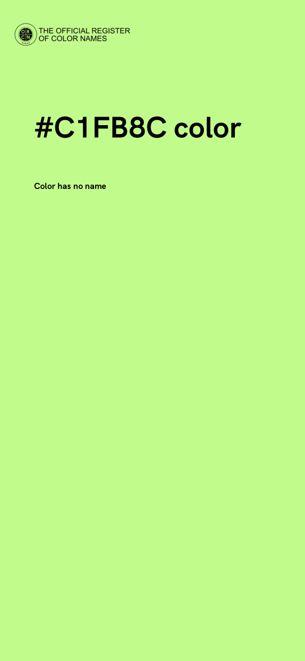 #C1FB8C color image