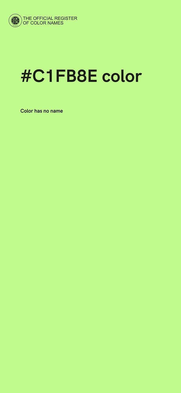 #C1FB8E color image