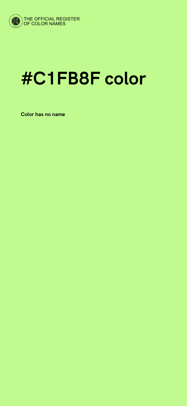 #C1FB8F color image