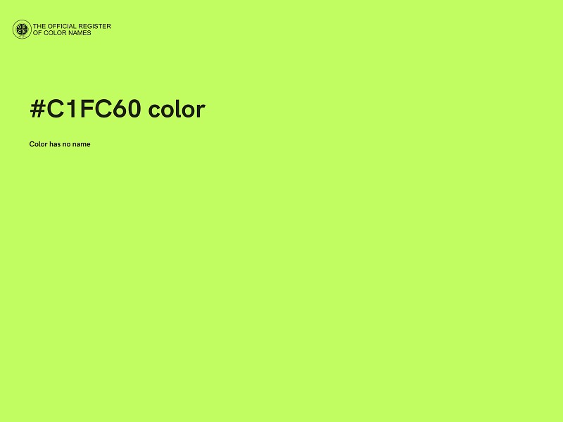 #C1FC60 color image