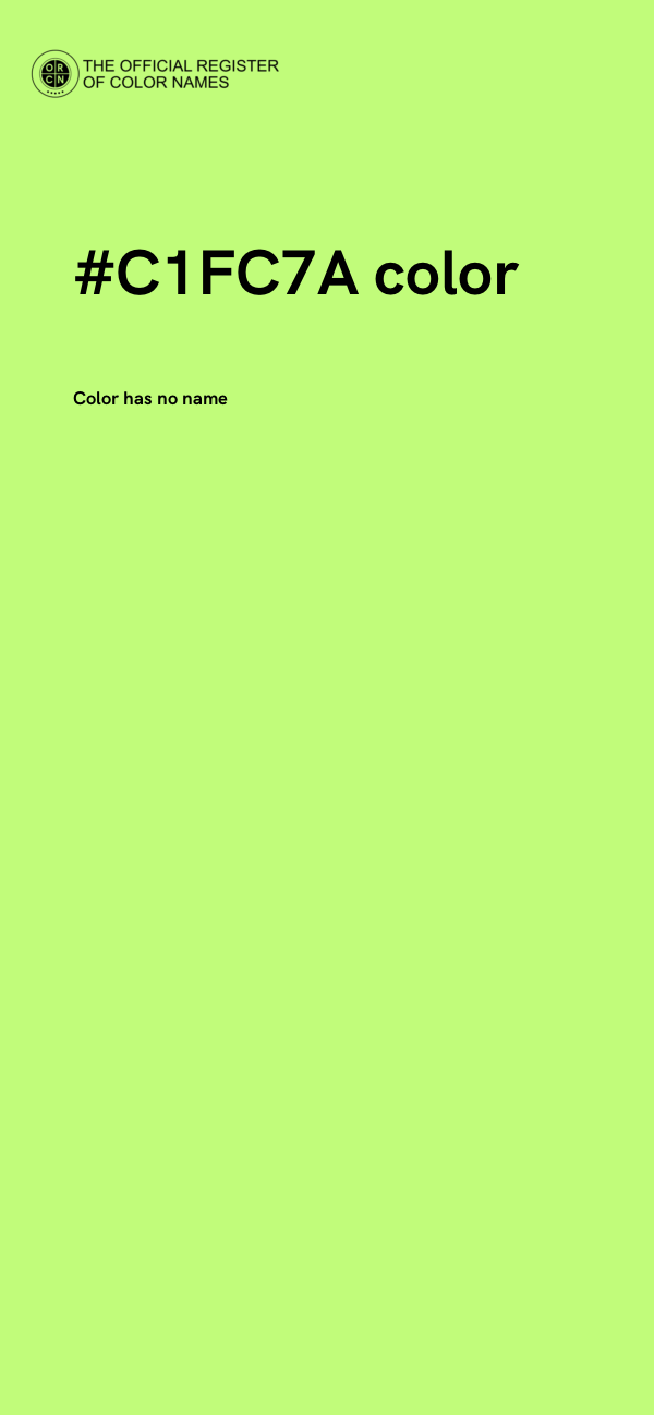 #C1FC7A color image