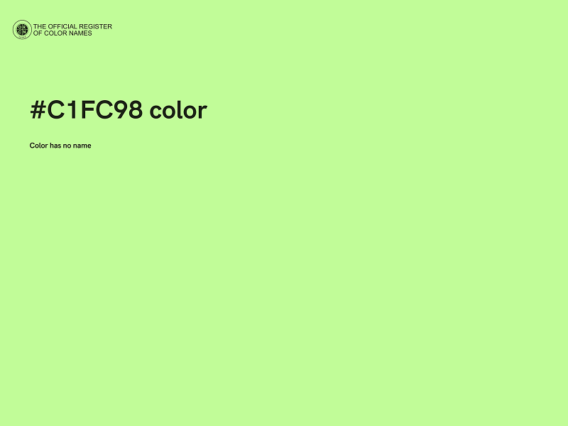 #C1FC98 color image