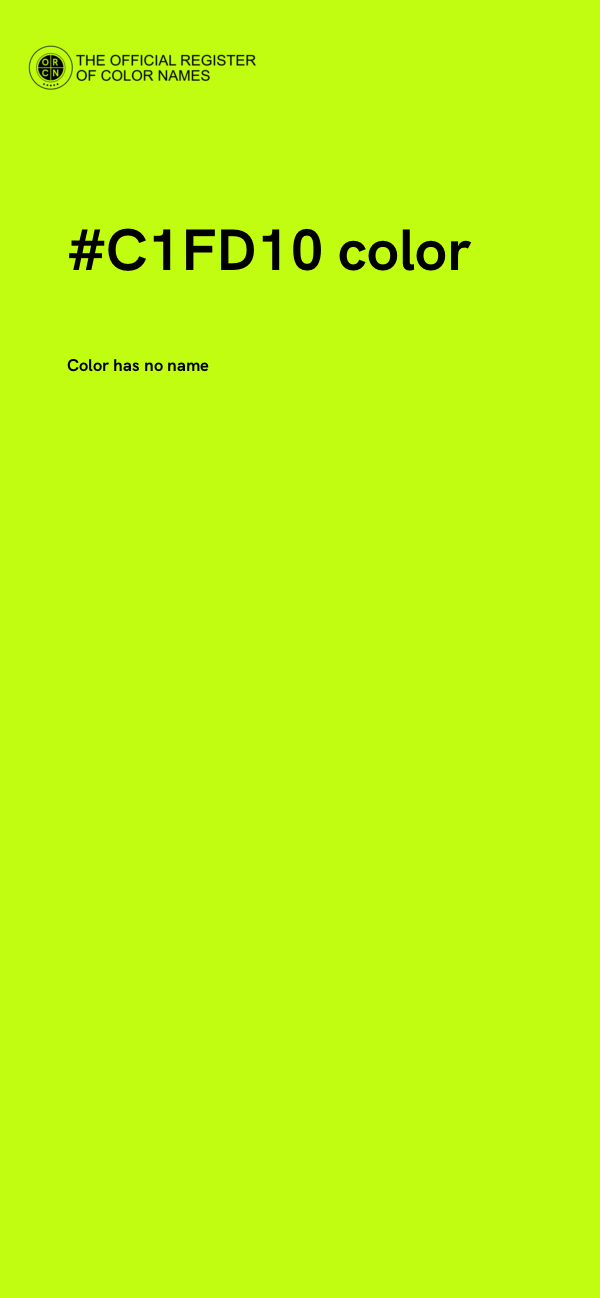 #C1FD10 color image