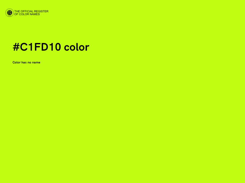 #C1FD10 color image