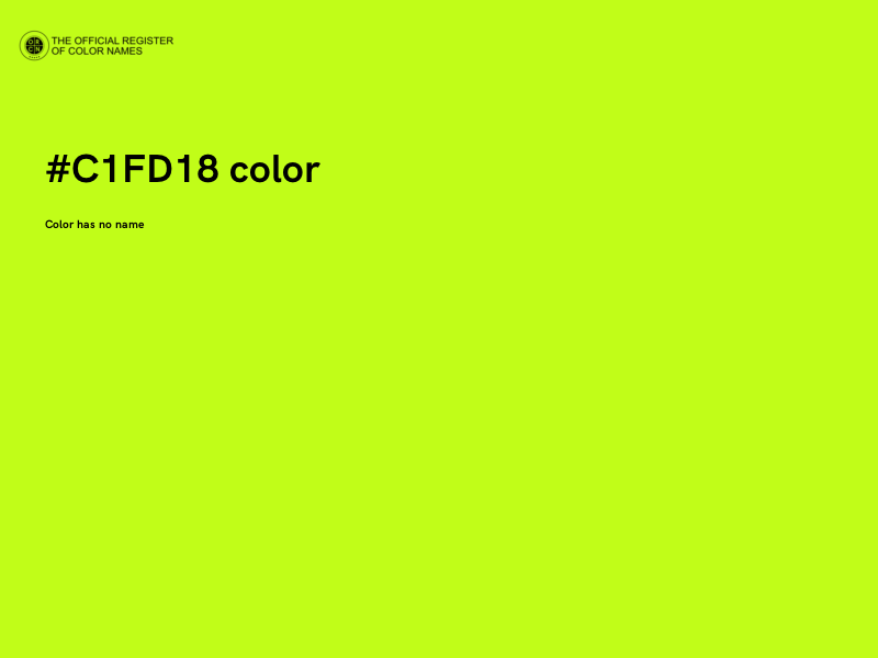 #C1FD18 color image