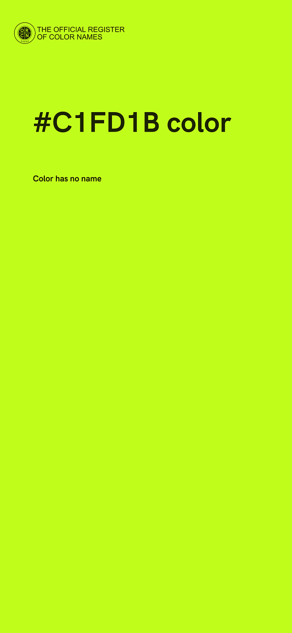 #C1FD1B color image