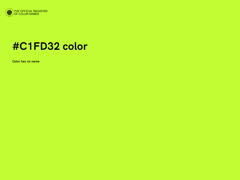 #C1FD32 color image