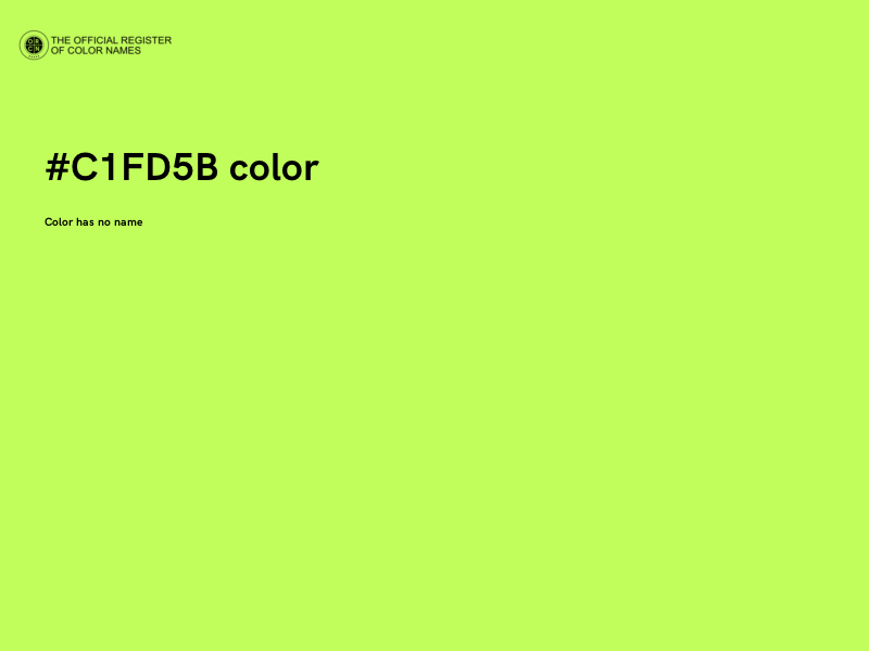 #C1FD5B color image