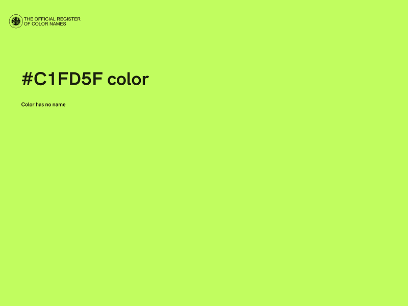 #C1FD5F color image