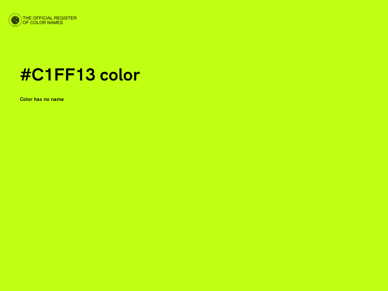 #C1FF13 color image