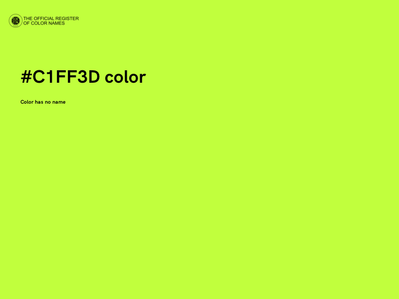 #C1FF3D color image