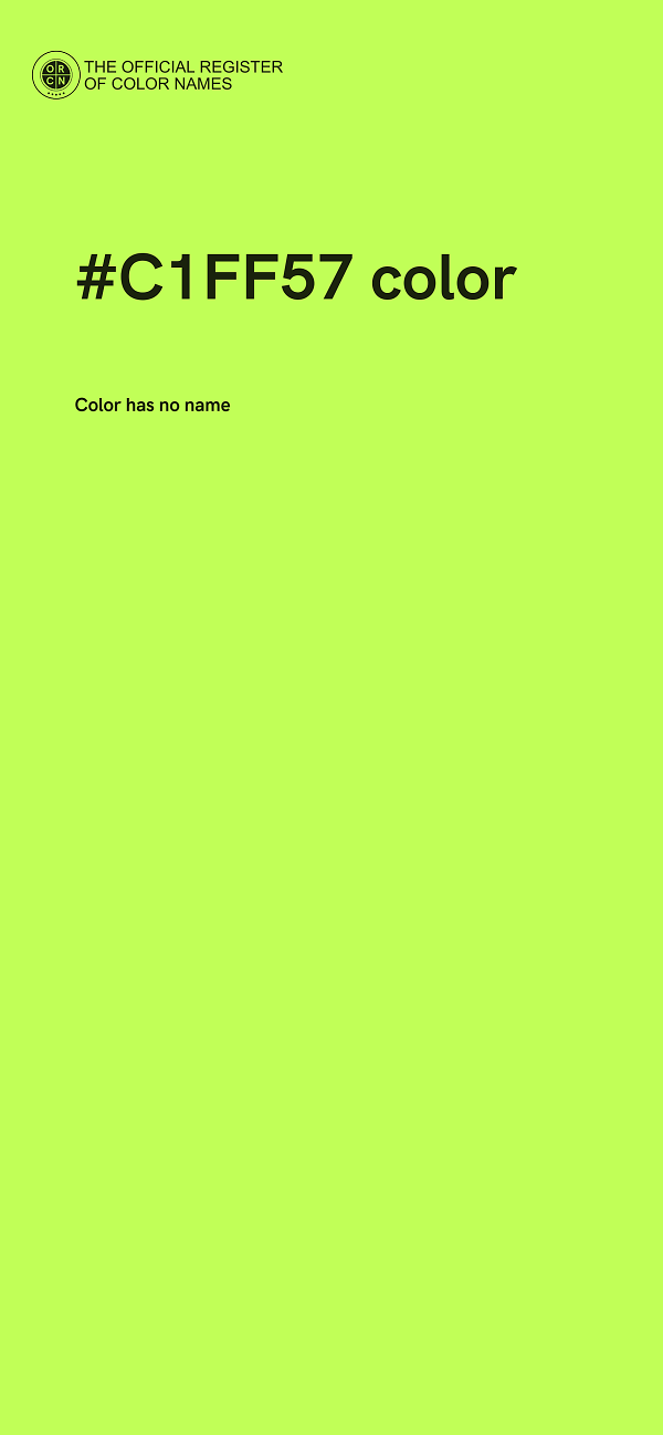 #C1FF57 color image